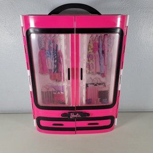 Barbie Ultimate Closet Carrying Case Pink 2015 - 2 Doors by Mattel Storage